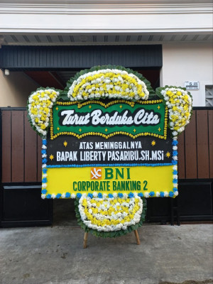 Papan Bunga Duka di Minahasa
