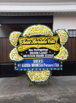 Papan Bunga Duka di Minahasa