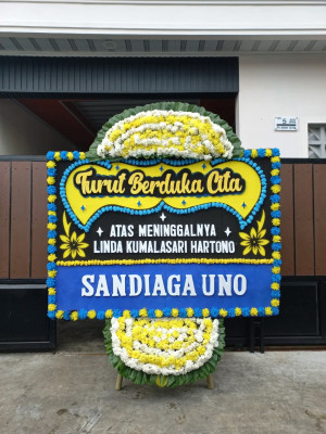 Papan Bunga Duka di Minahasa